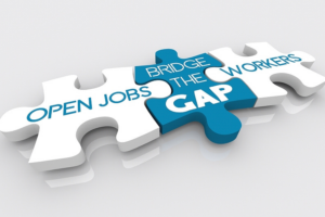 Open Jobs Positions Puzzle Pieces Fill Worker Employee Shortage Solution 3d Illustration ERP Business Software