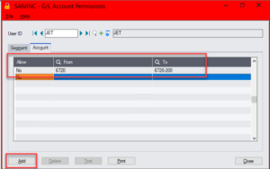 General Ledger Security in Sage 300