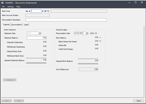 How to Complete Bank Reconciliations in Sage 300, step 2