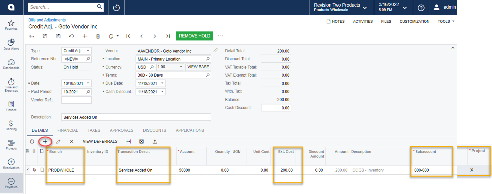 how-to-process-a-credit-adjustment-in-acumatica-mindover-software